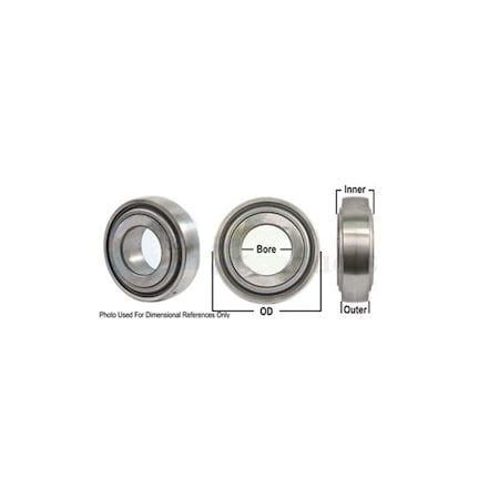 Aftermarket Disc Bearing Spherical, Round Bore, ReLubricatable A-GW209PPB11-P-AI